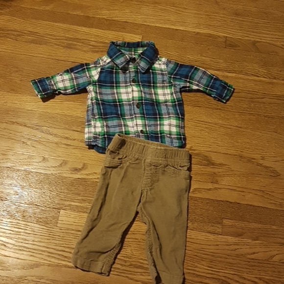Baby matching long Sleeve shirt.